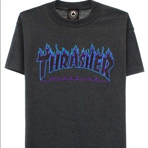 Purple and blue thrasher T-shirt